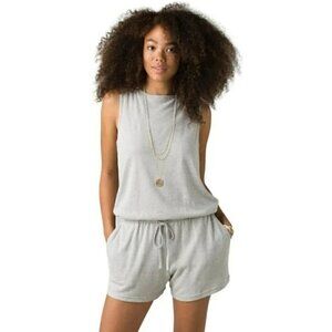 PrAna Sylvie Romper, Gray, Size XS